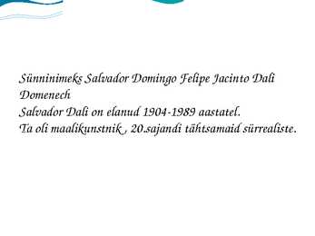 Salvador Dali elulugu #2