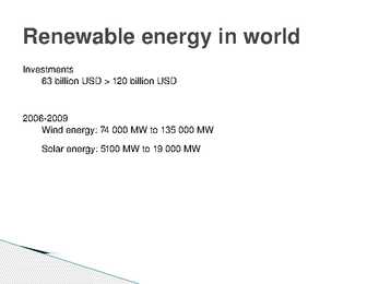 New energy sources #3