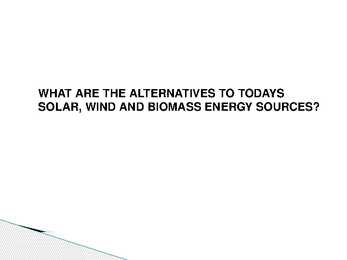 New energy sources #4