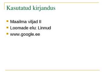 Hüatsint-siniaara ja Kummi-viigipuu referaat #13