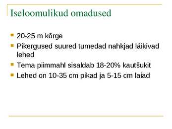 Hüatsint-siniaara ja Kummi-viigipuu referaat #9
