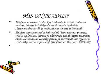 Uurimustöö kirjutamine #3