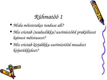 Uurimustöö kirjutamine #21