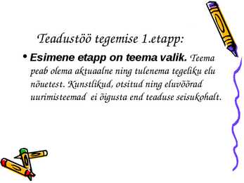 Uurimustöö kirjutamine #27