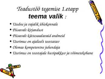 Uurimustöö kirjutamine #28