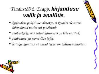 Uurimustöö kirjutamine #30