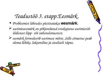 Uurimustöö kirjutamine #34