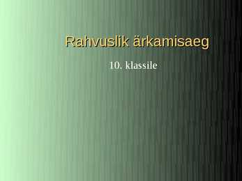 Rahvuslik ärkamisaeg
