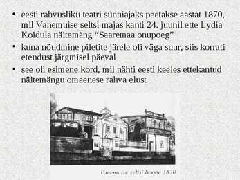 Teater Eestis #2