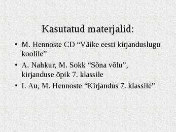 Teater Eestis #7
