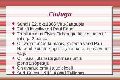 Kristjan raud #3