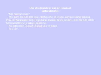 Ülle Kauksi #5