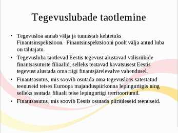 Finantsinspektsioon #24