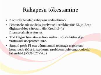 Finantsinspektsioon #29