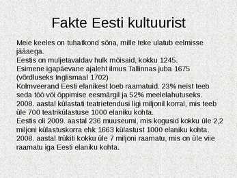 Valitsuse roll majanduses - kultuur #22