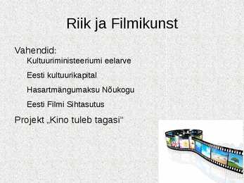 Valitsuse roll majanduses - kultuur #10