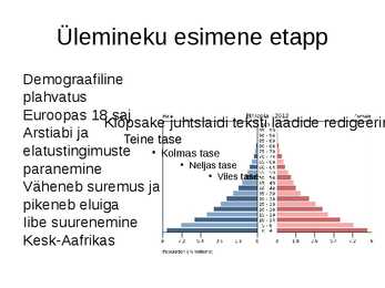 Maailma rahvastik ja rahvastikuprotsessid #8