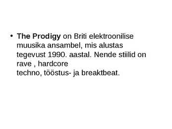 The Prodigy #2