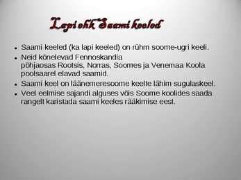 Lapi keeled #2