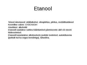 Nitrolahusti esitlus #9