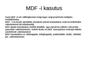 MDF-Medium-density fiberboard #6