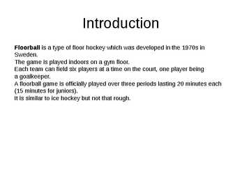 Floorball-saalihoki #2