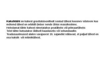 Kaksiktähed #2