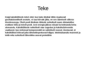 Kaksiktähed #4