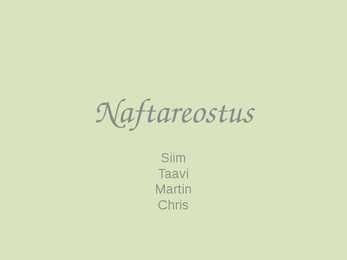 Naftareostus