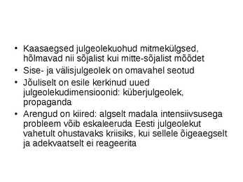 Eesti riigikaitse korraldus #3