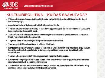 SDE-Põhjalik esitlus sotsiaaldemokraatidest #15