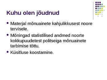 Mõnuained Hiiumaa noorte seas #5