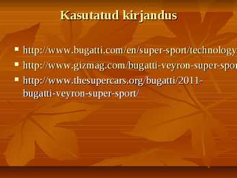 Bugatty veyroni esitlus #6