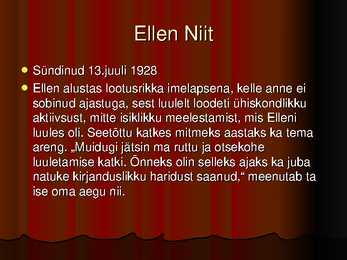 Ellen Niitu tutvustav slaidishow #2