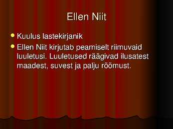 Ellen Niitu tutvustav slaidishow #4