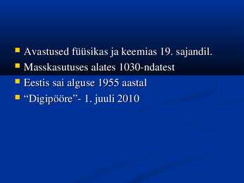 Televisioon ja meedium #3