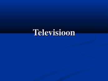 Televisioon ja meedium