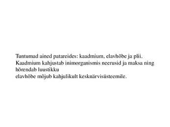 Ohtlikud jäätmed Eestis ja nendega seotud probleemid #5