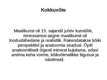 Renessanssi maalikunst ja vara-renessanss Itaalias #11