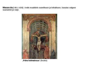 Renessanssi maalikunst ja vara-renessanss Itaalias #19