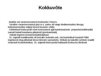 Renessanssi maalikunst ja vara-renessanss Itaalias #21