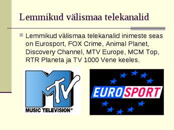 Telekommunikatsioon ja meedia #9