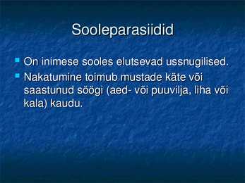 Algloomad ja sooleparasiidid #13