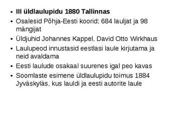 Esimesed rahvuslikud heliloojad #3