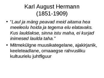 Esimesed rahvuslikud heliloojad #8