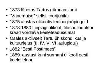 Esimesed rahvuslikud heliloojad #10