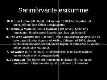 SARIMÕRVARID #45