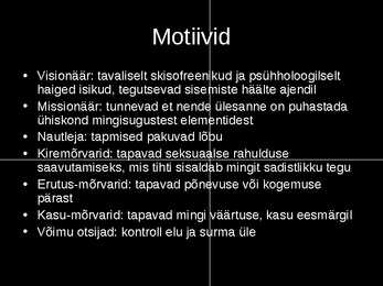 SARIMÕRVARID #9