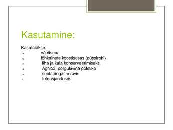 Lämmastik ja tema ühendid #15