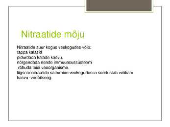 Lämmastik ja tema ühendid #16
